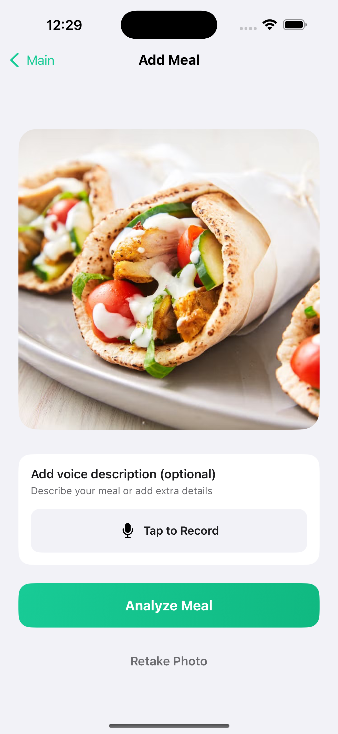 Saha App - Analyzing Screen